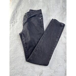 Frame Jeans Mens 28 L' Homme Skinny Noir Black‎ Denim Pants Stretch